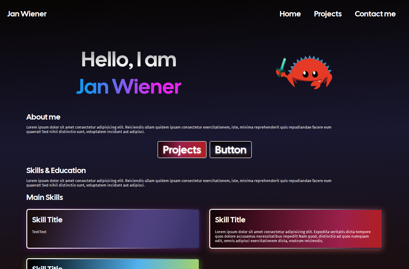 Screenshot preview of 2025-p2a-web-volny-projekt-jan-wiener