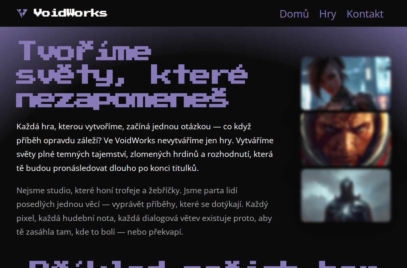 Screenshot preview of 2025-p2a-web-volny-projekt-Jakub-Tuma