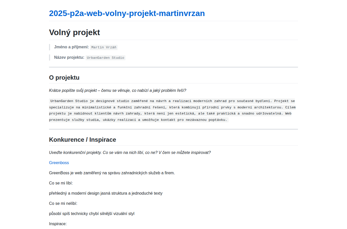 Screenshot preview of 2025-p2a-web-volny-projekt-martinvrzan
